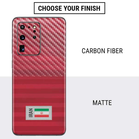 Iran Soccer Flag Galaxy S20 Ultra 5G Skin